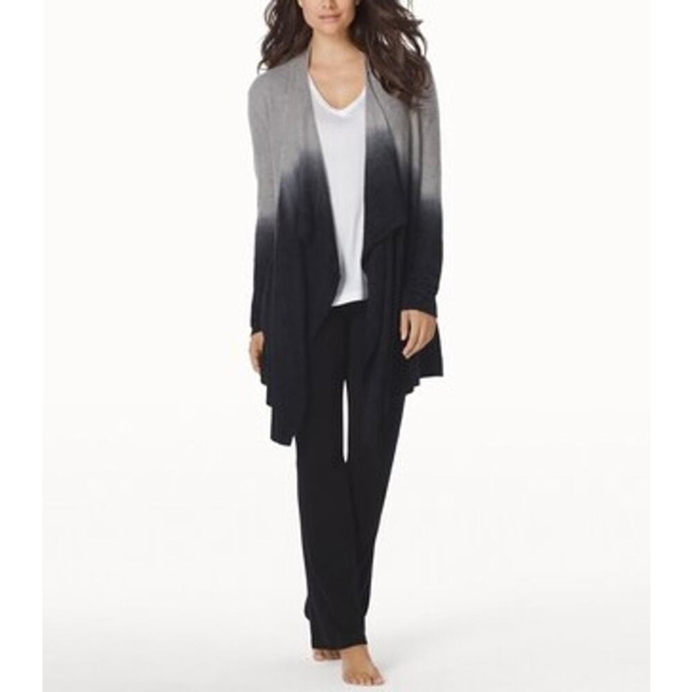 BAREFOOT DREAMS Bamboo Chic Lite Calypso Cardigan Womens Small Medium Ombre
